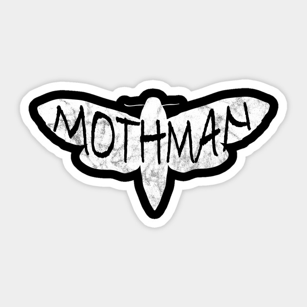 Mothman - Point Pleasant WV Mothman Figure Moth Man Cryptozoology Legend Design